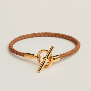 Hermes Glenan Bracelet in Gold Brown